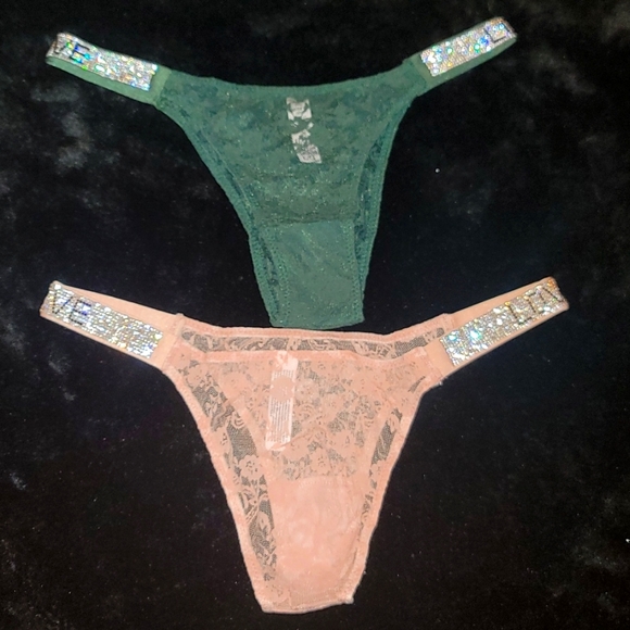Ksclassyass, panty, thong, bling, lace, large - Picture 1 of 2